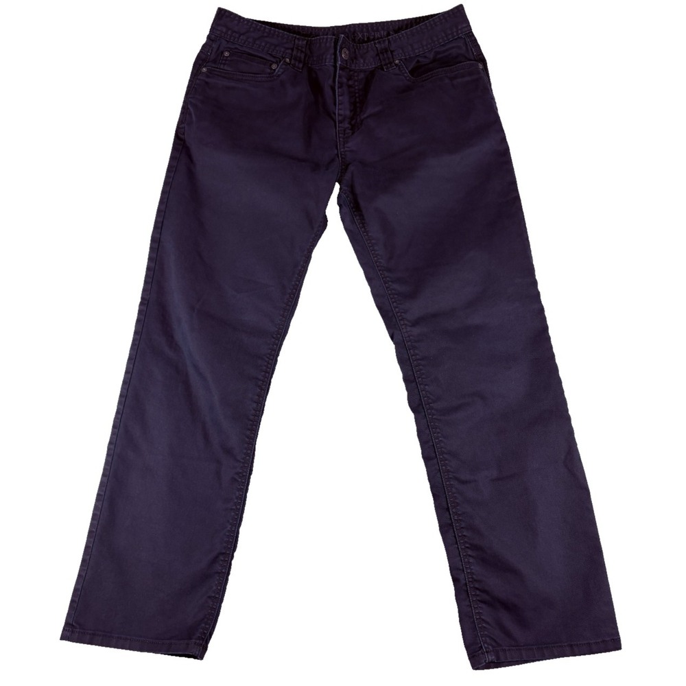 PrAna Born From the Experience Slim Fit Straight Pants Mens 34x30 (34x28) Black
